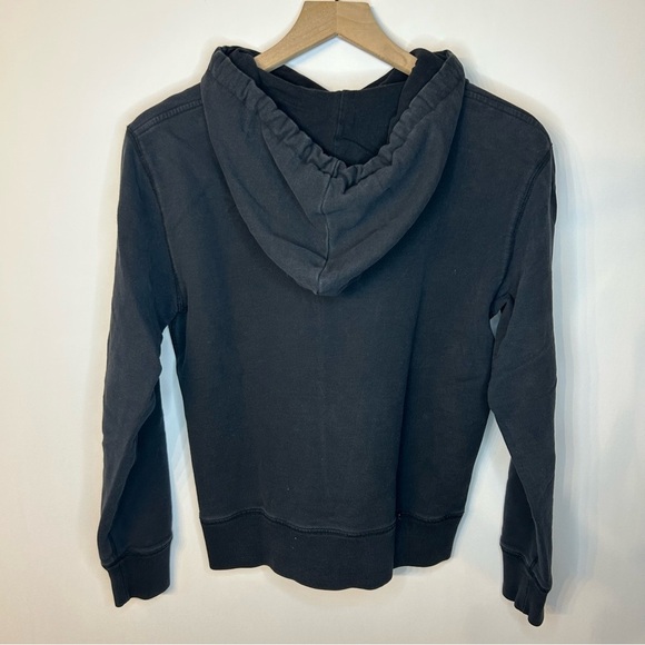 Frye Women’s Black and Cream Hoodie, Size Small, Hooded Sweatshirt - Picture 7 of 10